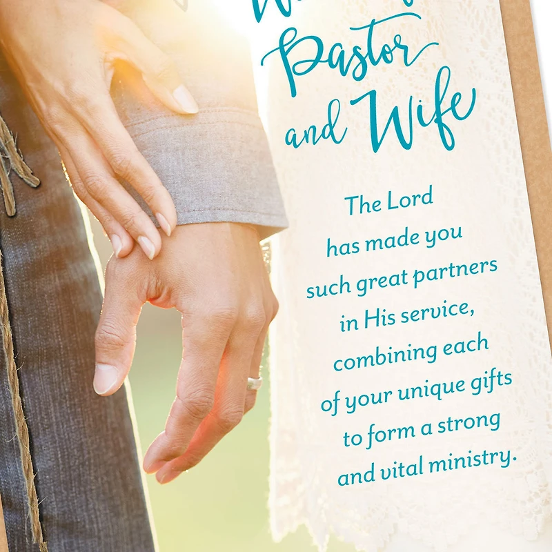 You're Great Partners in His Service Clergy Appreciation Card for Pastor and Wife for only USD 3.99 | Hallmark
