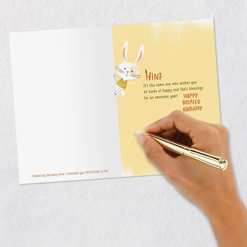 All Kinds of Happy Religious Belated Birthday Card for only USD 3.99 | Hallmark