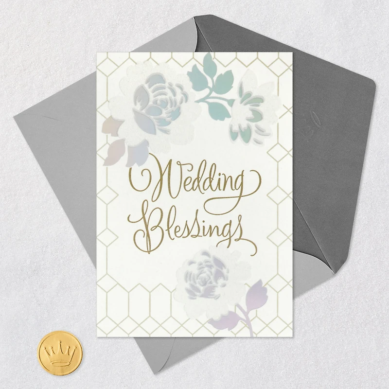 Blessings, Joy and Love Religious Wedding Card for only USD 4.99 | Hallmark
