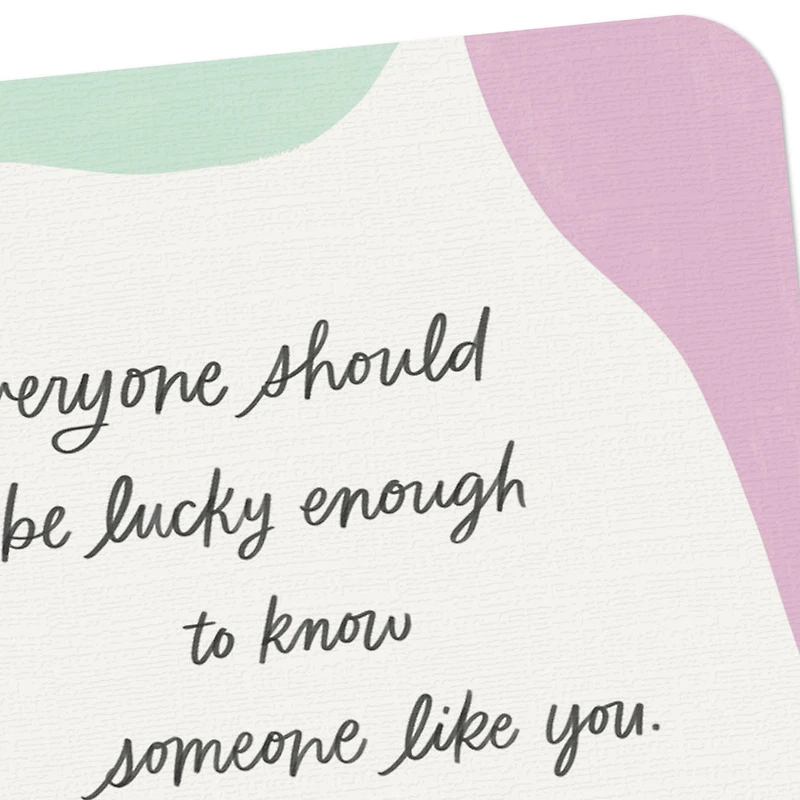 So Lucky to Know Someone Like You Thank You Card for only USD 2.99 | Hallmark