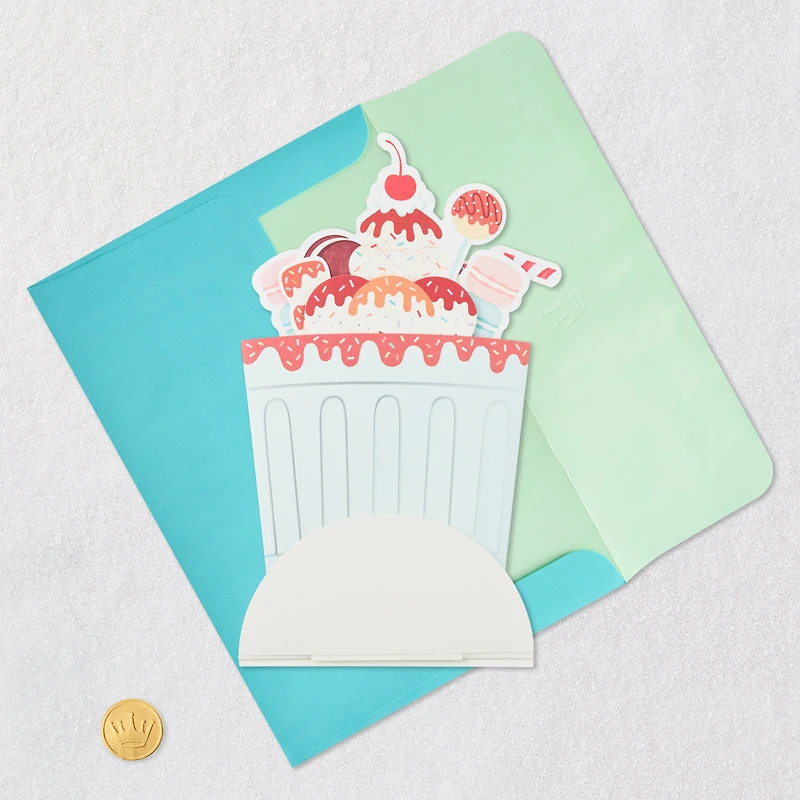 Sweetest Day, Ice Cream Sundae 3D Pop-Up Card for only USD 7.99 | Hallmark