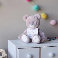 Demdaco Friendship Lavender Plush Bear With Hearts Bracelet for only USD 17.00 | Hallmark