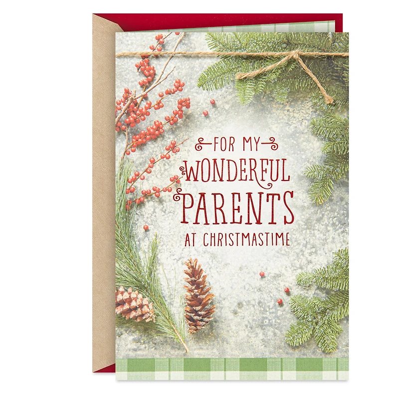 You've Filled My Life With Good Christmas Card for Parents for only USD 5.99 | Hallmark
