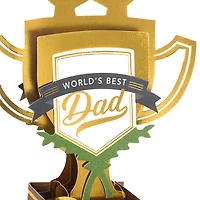 World's Best Dad Trophy Musical 3D Pop-Up Father's Day Card With Motion for only USD 14.99 | Hallmark