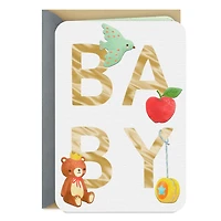 Alphabet Icons Blank New Baby Card for only USD 2.99 | Hallmark