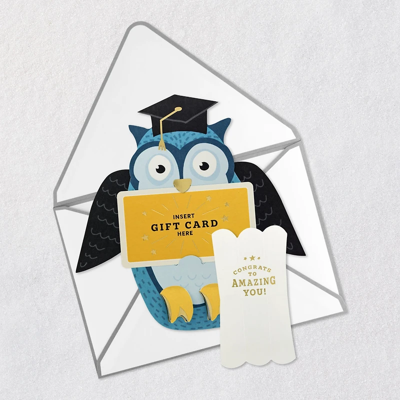 Owl Amazing You Paper Craft Money Holder Graduation Card for only USD 5.99 | Hallmark