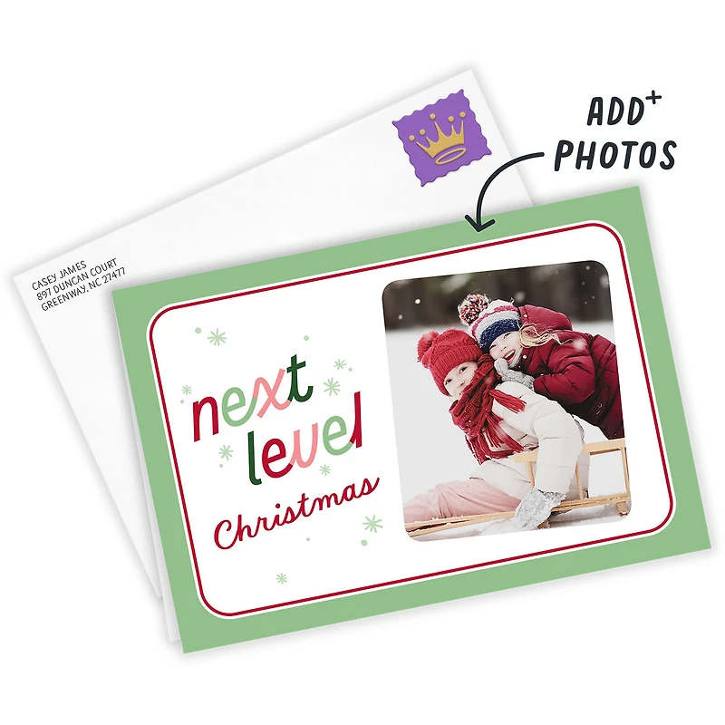 Next Level Fun Custom Christmas Card for only USD 4.99 | Hallmark