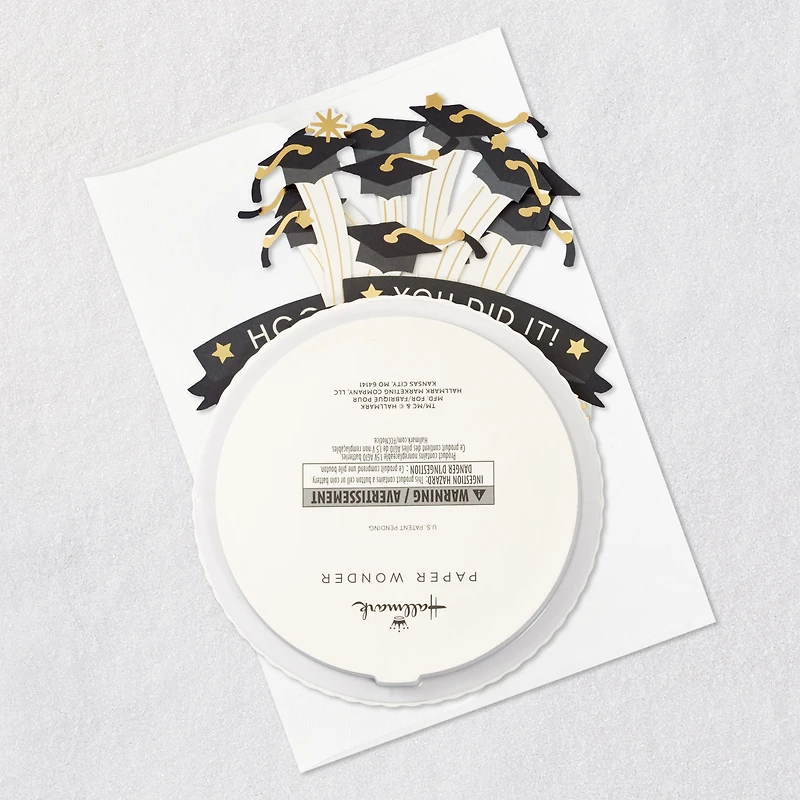 You Did It Musical 3D Pop-Up Graduation Card With Motion for only USD 14.99 | Hallmark