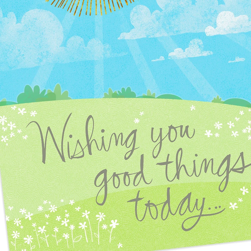 16" Ray of Sunshine Jumbo Encouragement Card for only USD 9.99 | Hallmark