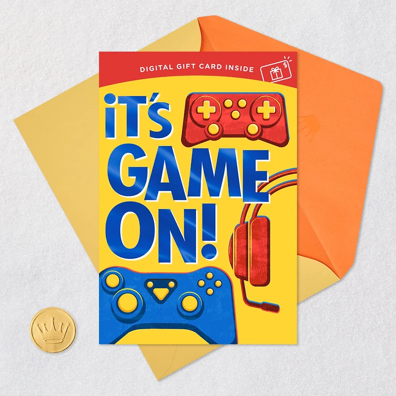 Game On Gift Card Greeting Birthday Card for Kids for only USD 4.99 | Hallmark