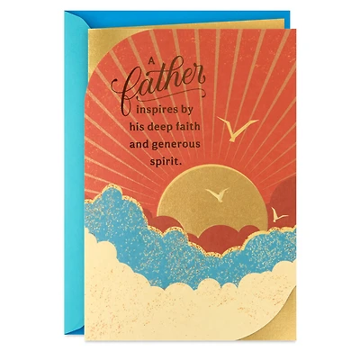 Your Deep Faith and Generous Spirit Inspires Me Father's Day Card for Dad for only USD 4.59 | Hallmark