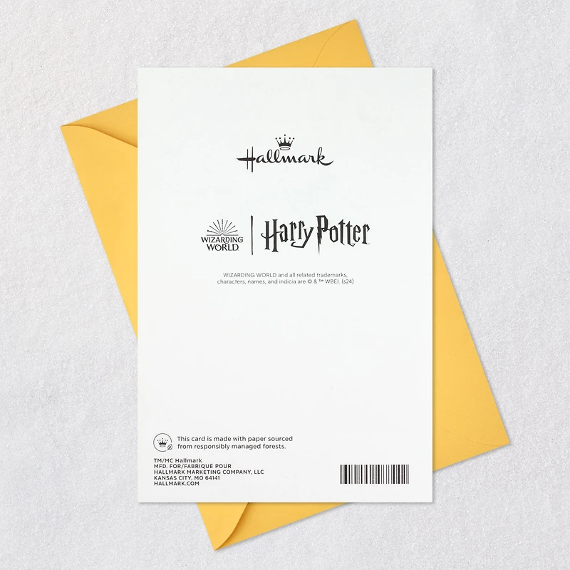 Harry Potter™ Hogwarts™ Crest Baby Shower Card for only USD 5.99 | Hallmark