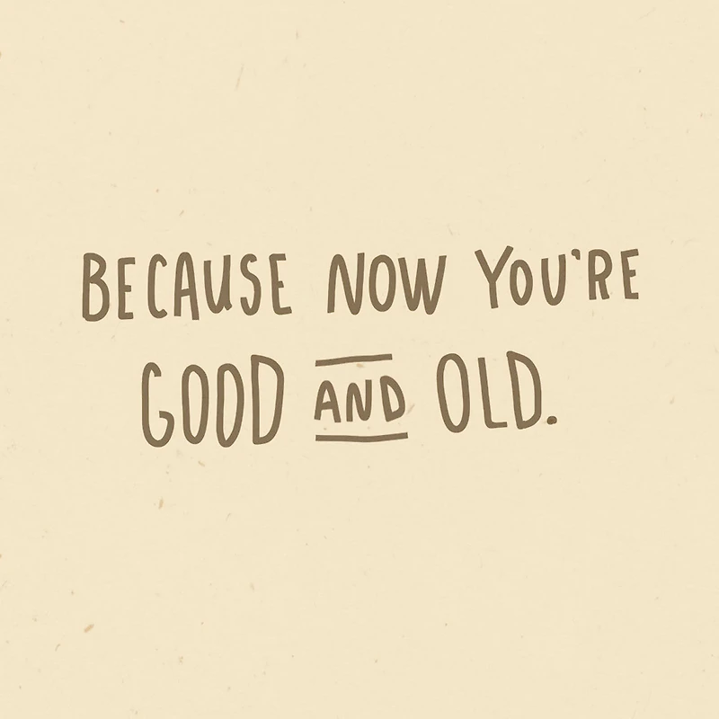 The Good Old Days Funny Birthday Card for only USD 3.99 | Hallmark