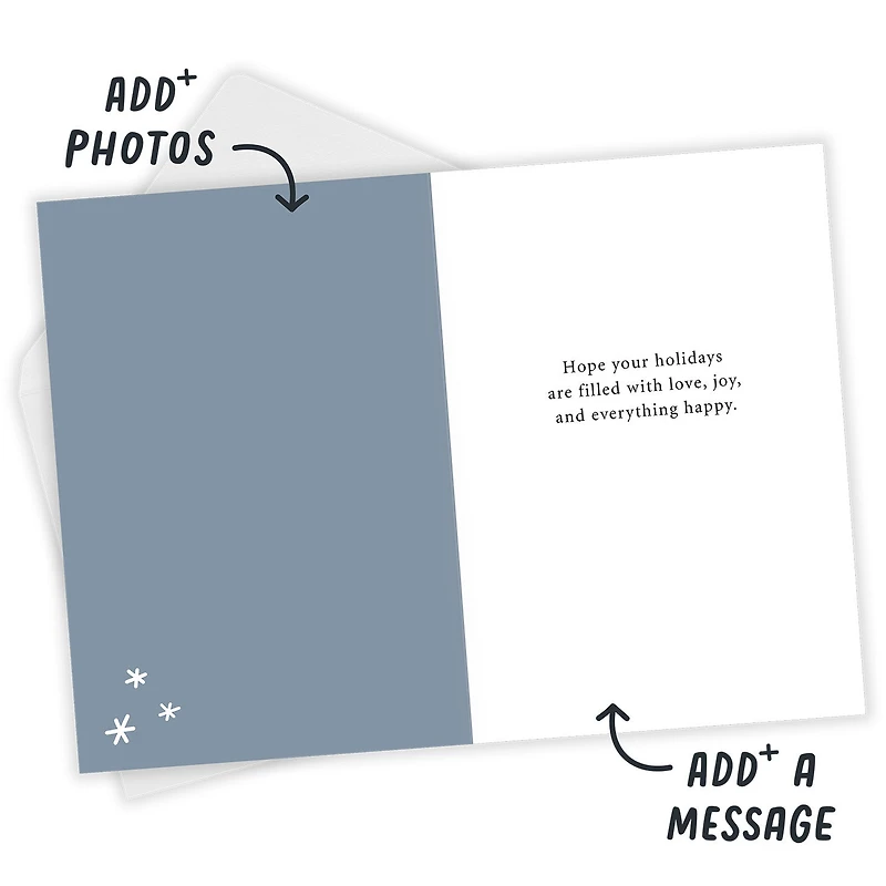 Our First Holiday White Frame Custom Holiday Card for only USD 4.99 | Hallmark