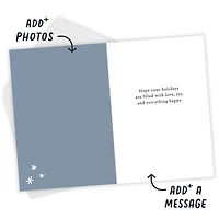 Our First Holiday White Frame Custom Holiday Card for only USD 4.99 | Hallmark