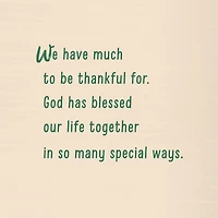 God Has Blessed Us Religious Thanksgiving Card for Husband for only USD 3.99 | Hallmark