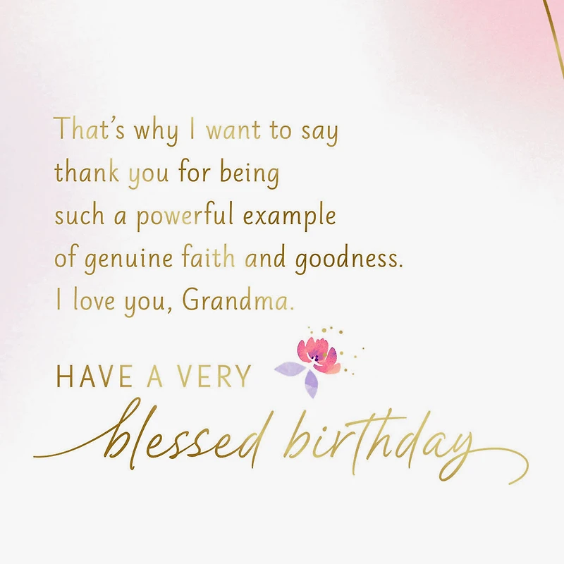 You're a Powerful Example of Faith Birthday Card for Grandma for only USD 2.99 | Hallmark