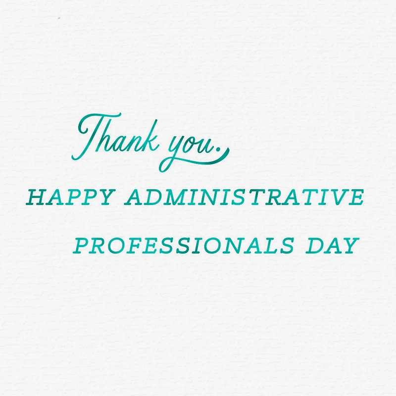 Thank You Isn't Nearly Enough Administrative Professionals Day Card for only USD 3.99 | Hallmark