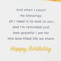 Your Love Is the Biggest Blessing Birthday Card for Husband for only USD 6.59 | Hallmark