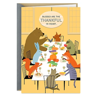 Thankful in Heart and Full in Belly Thanksgiving Card for only USD 3.99 | Hallmark
