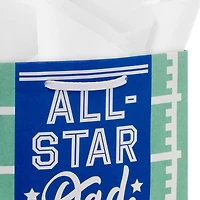 9.6" All-Star Dad Football Field Medium Father's Day Gift Bag With Tissue Paper for only USD 4.99 | Hallmark