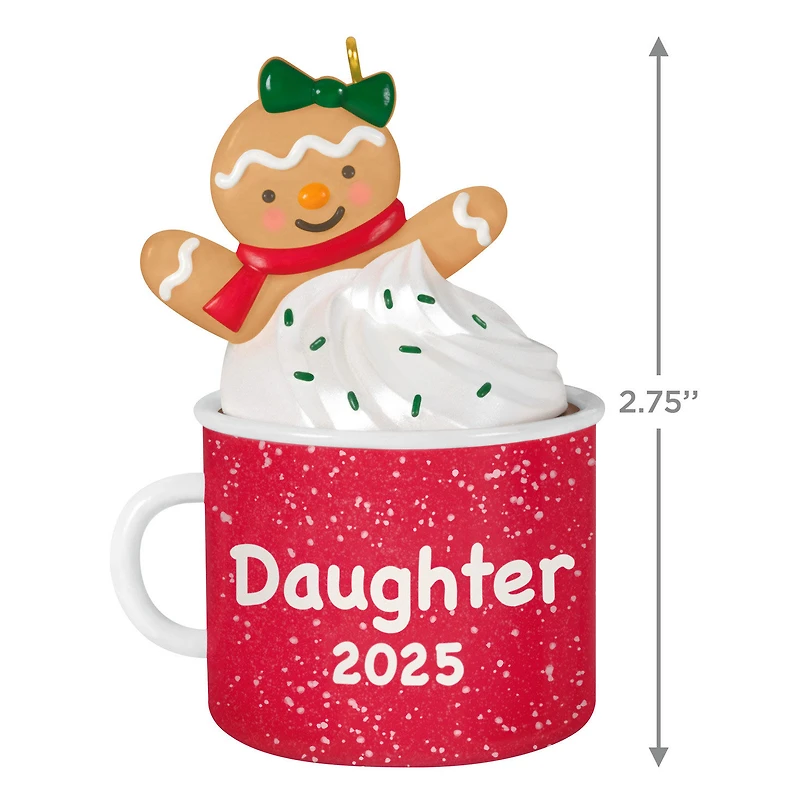 Daughter Gingerbread Girl in Mug 2025 Ornament for only USD 18.99 | Hallmark