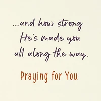 God Has Made You Strong Religious Encouragement Card for only USD 3.99 | Hallmark
