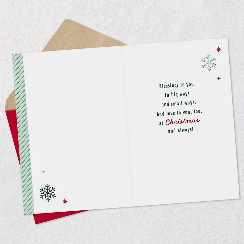 Blessings and Love Christmas Card for Godchild for only USD 2.99 | Hallmark