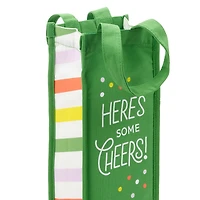 Here's Some Cheers Canvas Wine Bag for only USD 12.99 | Hallmark