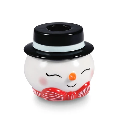 Shaped Snowman Taper Candle Holder, 2.4" for only USD 14.99 | Hallmark
