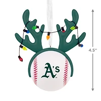 MLB Oakland Athletics™ Reindeer Baseball Hallmark Ornament for only USD 12.99 | Hallmark