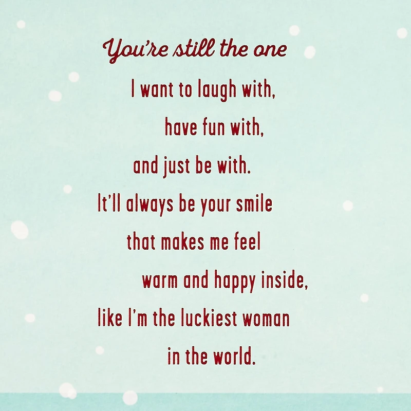 Husband, You're Still the One Christmas Card From Wife for only USD 5.59 | Hallmark