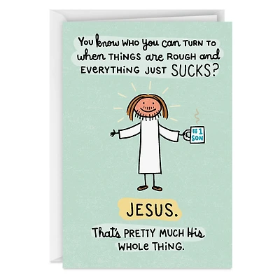 I'm Not as Good as Jesus Funny Encouragement Card for only USD 4.49 | Hallmark