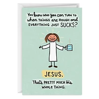 I'm Not as Good as Jesus Funny Encouragement Card for only USD 4.49 | Hallmark