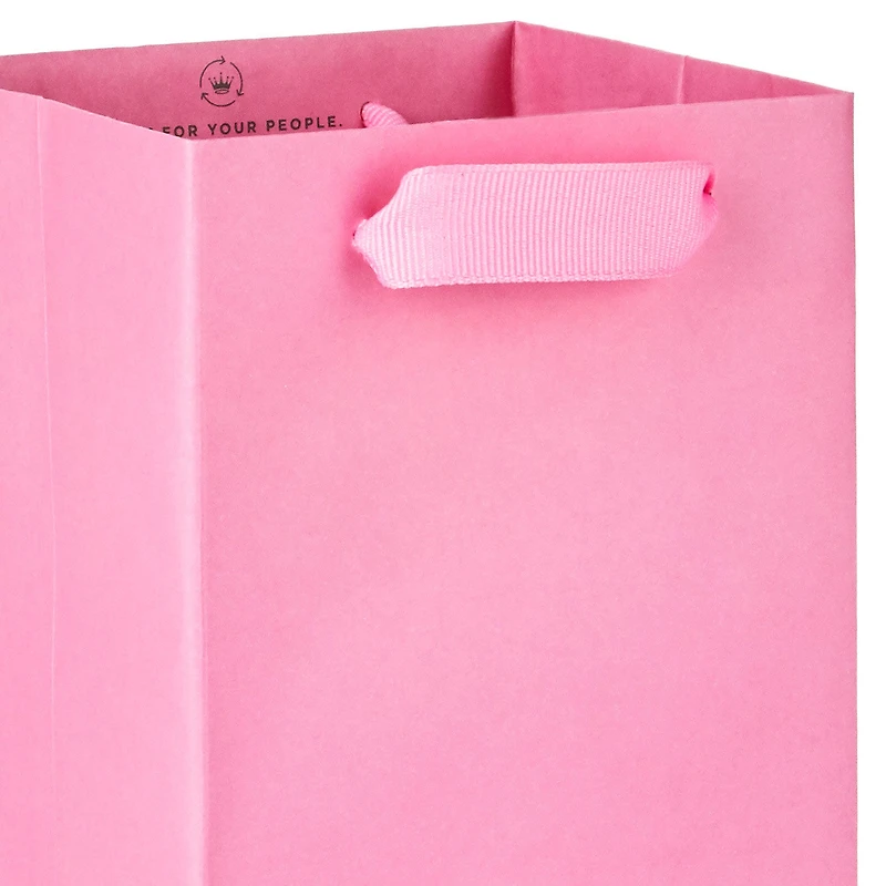 13" Solid Pink Wine Gift Bag for only USD 3.49 | Hallmark