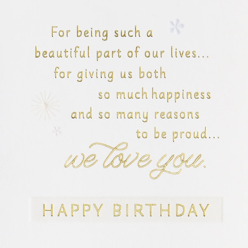 Your Love Lights Up Our Hearts Birthday Card for Daughter From Both for only USD 7.99 | Hallmark