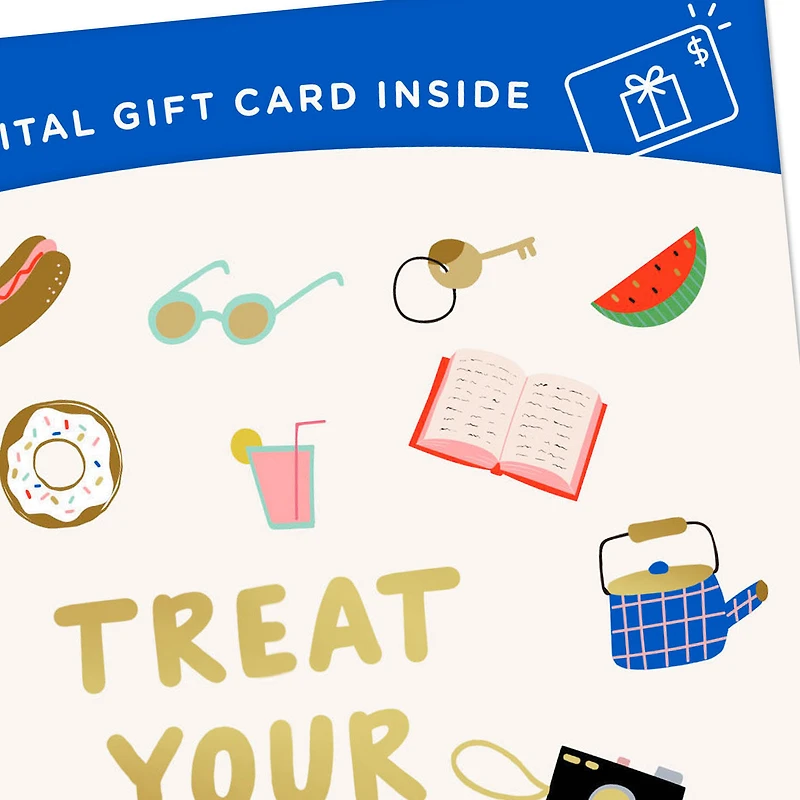 Treat Your Self Gift Card Greeting Card for only USD 4.99 | Hallmark