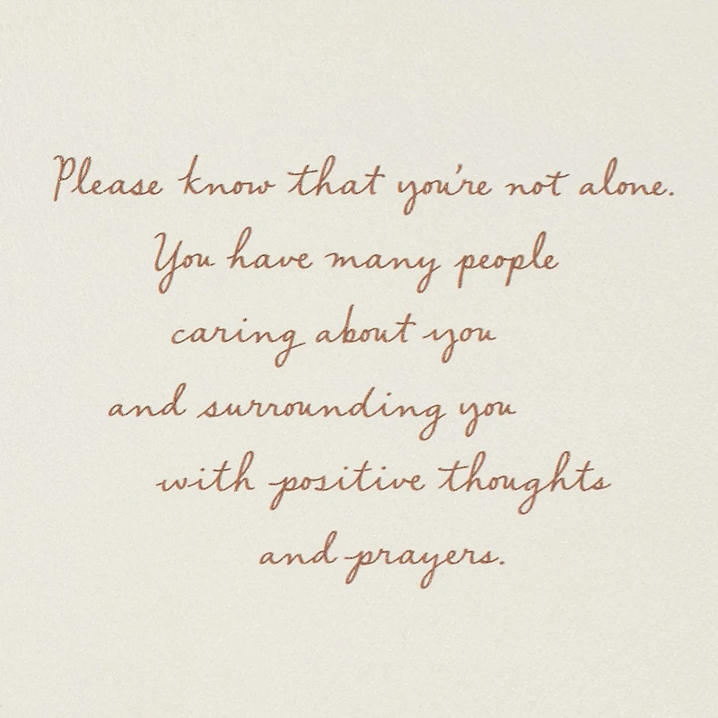 Positive Thoughts and Prayers Get Well Card for only USD 5.59 | Hallmark