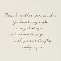 Positive Thoughts and Prayers Get Well Card for only USD 5.59 | Hallmark