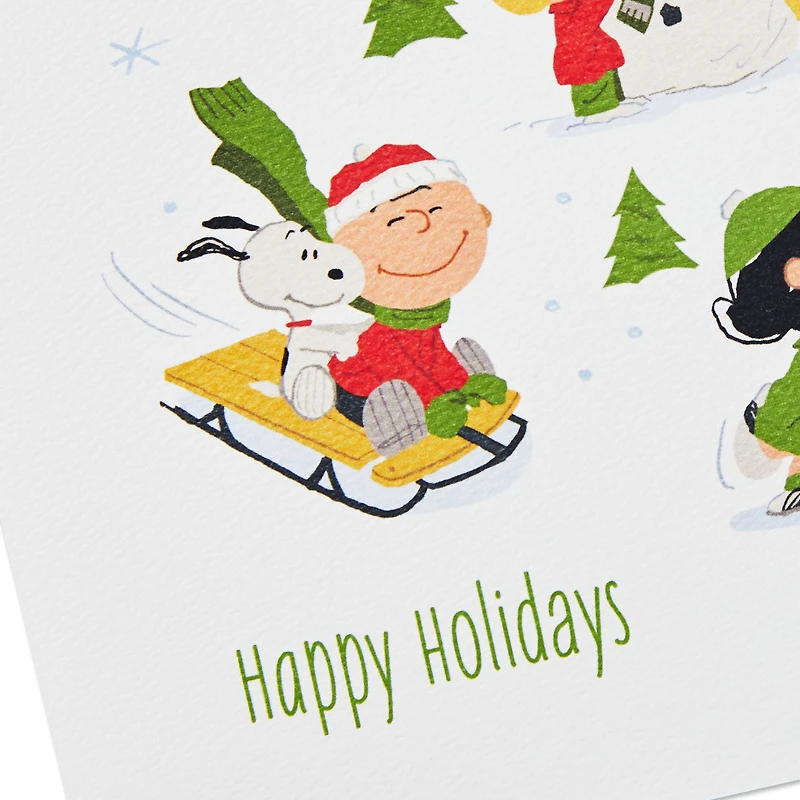 Peanuts Jolly Snow Fun Boxed Christmas Cards, Pack of 16 for only USD 15.49 | Hallmark