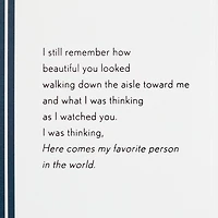 My Favorite Person in the World Anniversary Card for Wife for only USD 6.59 | Hallmark