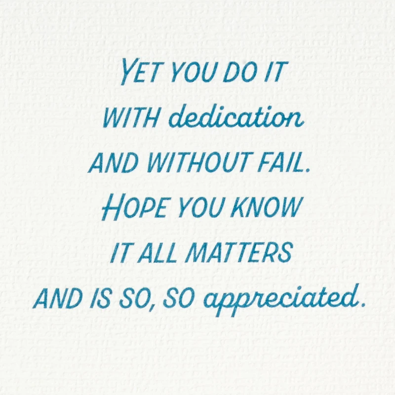 Your Dedication Is Appreciated Thank You Card for Caregiver for only USD 5.59 | Hallmark