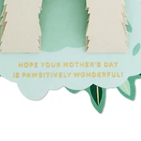 Pawsitively Wonderful Paper Craft Mother's Day Card for only USD 5.99 | Hallmark