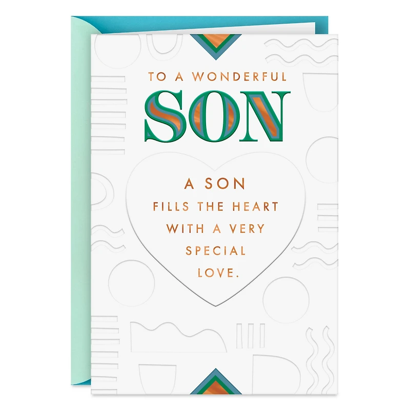 You Fill My Heart With Love and Pride Birthday Card for Son for only USD 2.99 | Hallmark