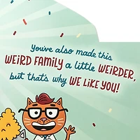 You Make Our Family Greater — and Weirder Funny Pop-Up Father's Day Card for Son-in-Law for only USD 5.99 | Hallmark