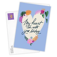 My Heart Is With You Custom Thinking of You Card for only USD 4.99 | Hallmark