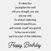 Wonderful, Beautiful You Birthday Card for Sister for only USD 4.99 | Hallmark