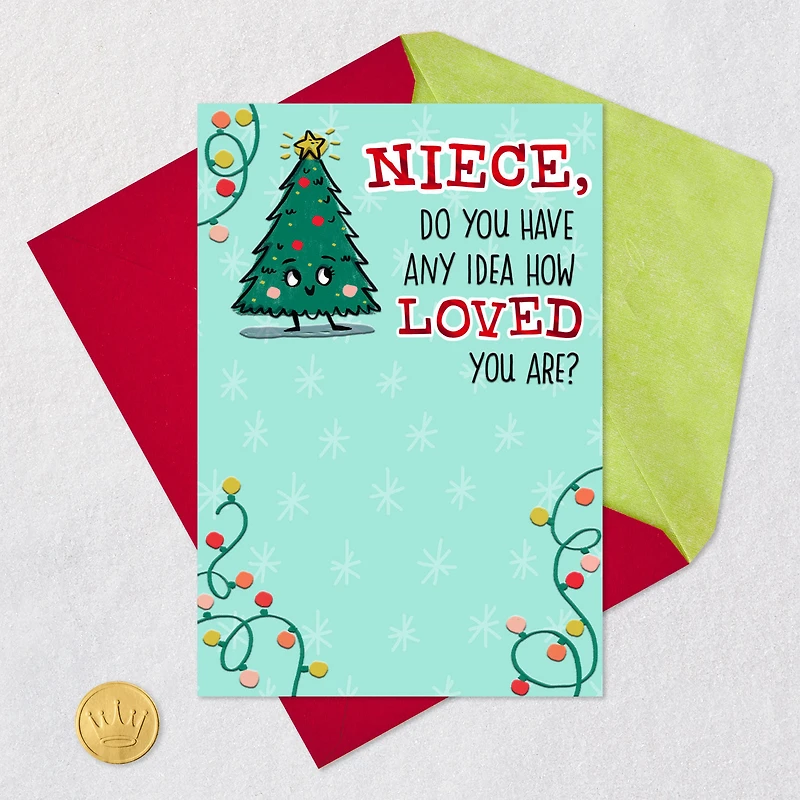You're Tree-mendously Loved Funny Christmas Card for Niece for only USD 2.99 | Hallmark