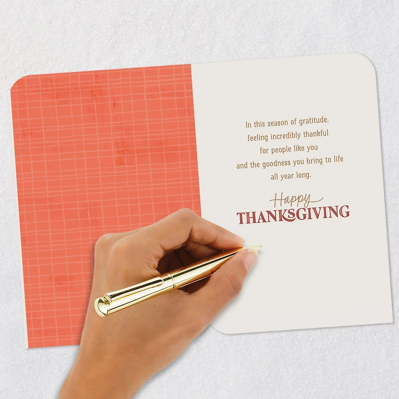 Incredibly Thankful for the Goodness You Bring Thanksgiving Card for only USD 2.99 | Hallmark