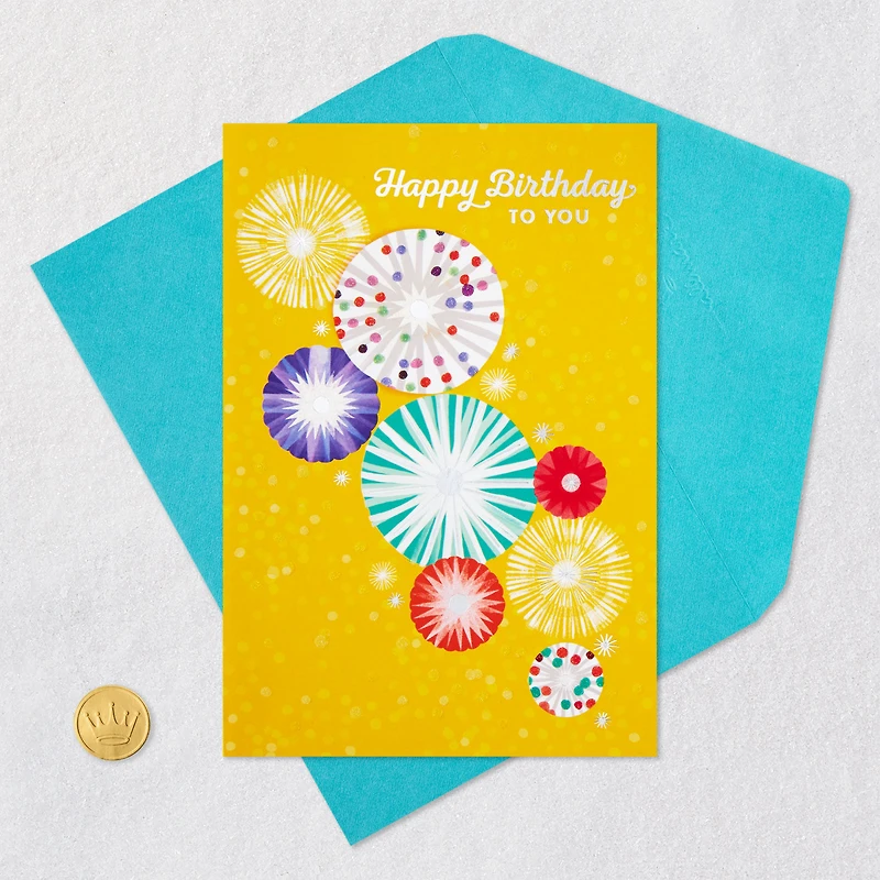 Wishing You a Happy Day and a Wonderful Year Birthday Card for only USD 2.50 | Hallmark